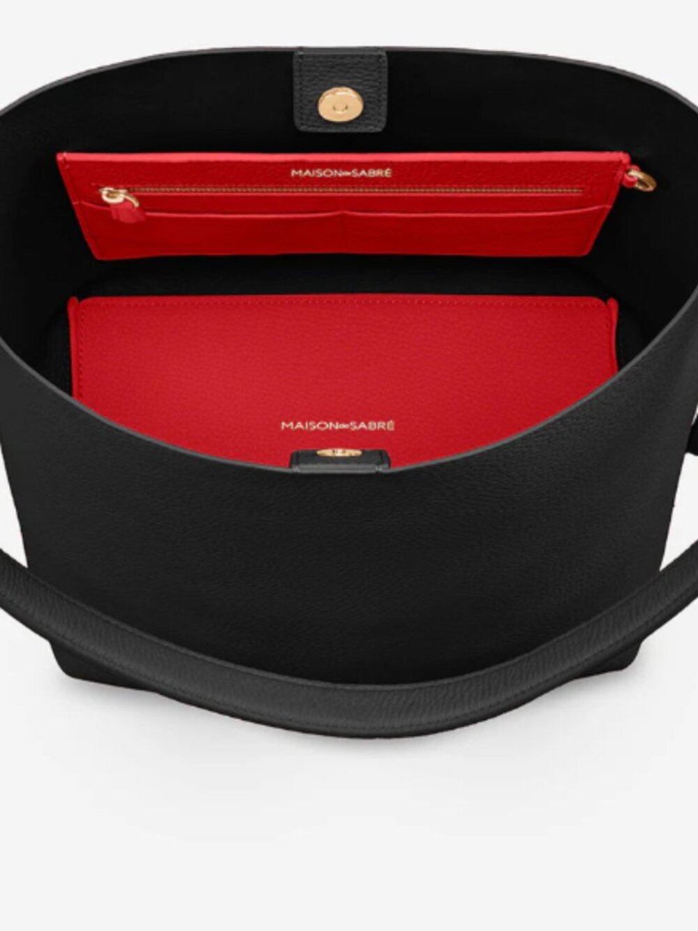 Maison de Sabre The Bucket Soft Tote Black - Picture 7 of 10